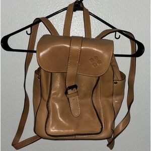 Patricia Nash Aberdeen Italian leather back pack